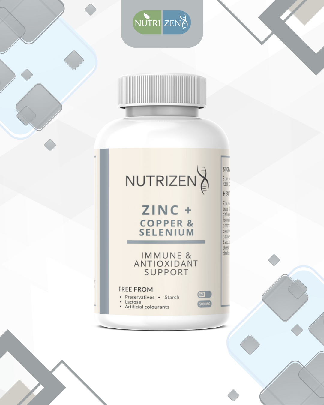 NutriZen Zinc + Copper & Selenium